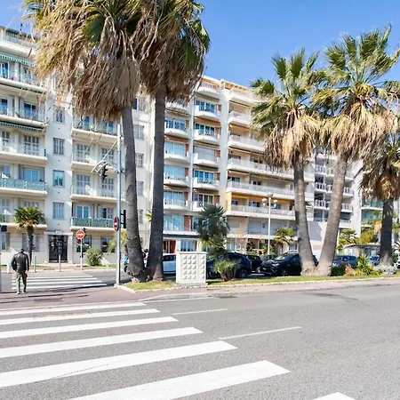 #37 1bdr Bagatelle, Promenade, Sea Front Balcony & Ac * Nice