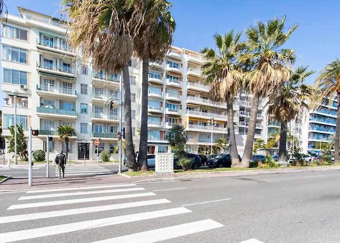 #37 Staywiz Us -1bdr Bagatelle, Promenade, Sea Front Balcony & Ac * Nice